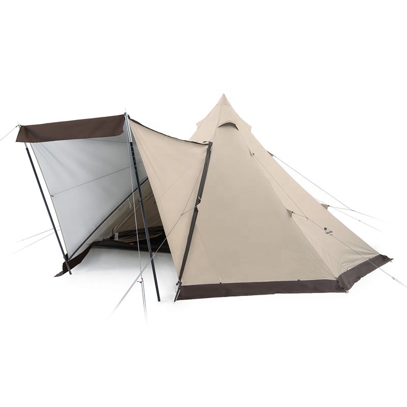 Lều kim tự tháp bát giác 5-8 người với ống khói Naturehike NH20ZP014