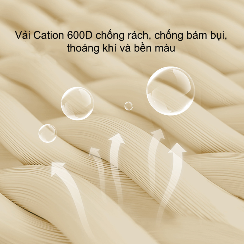 Ghế cắm trại tựa đầu gấp gọn YL06 NatureHike NH18Y060-Z vải Cation chống rách, chống bám bụi, thoáng khí và bền màu