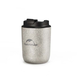 Cốc Titanium giữ nhiệt 2 lớp có nắp đậy NatureHike CNH22CJ012