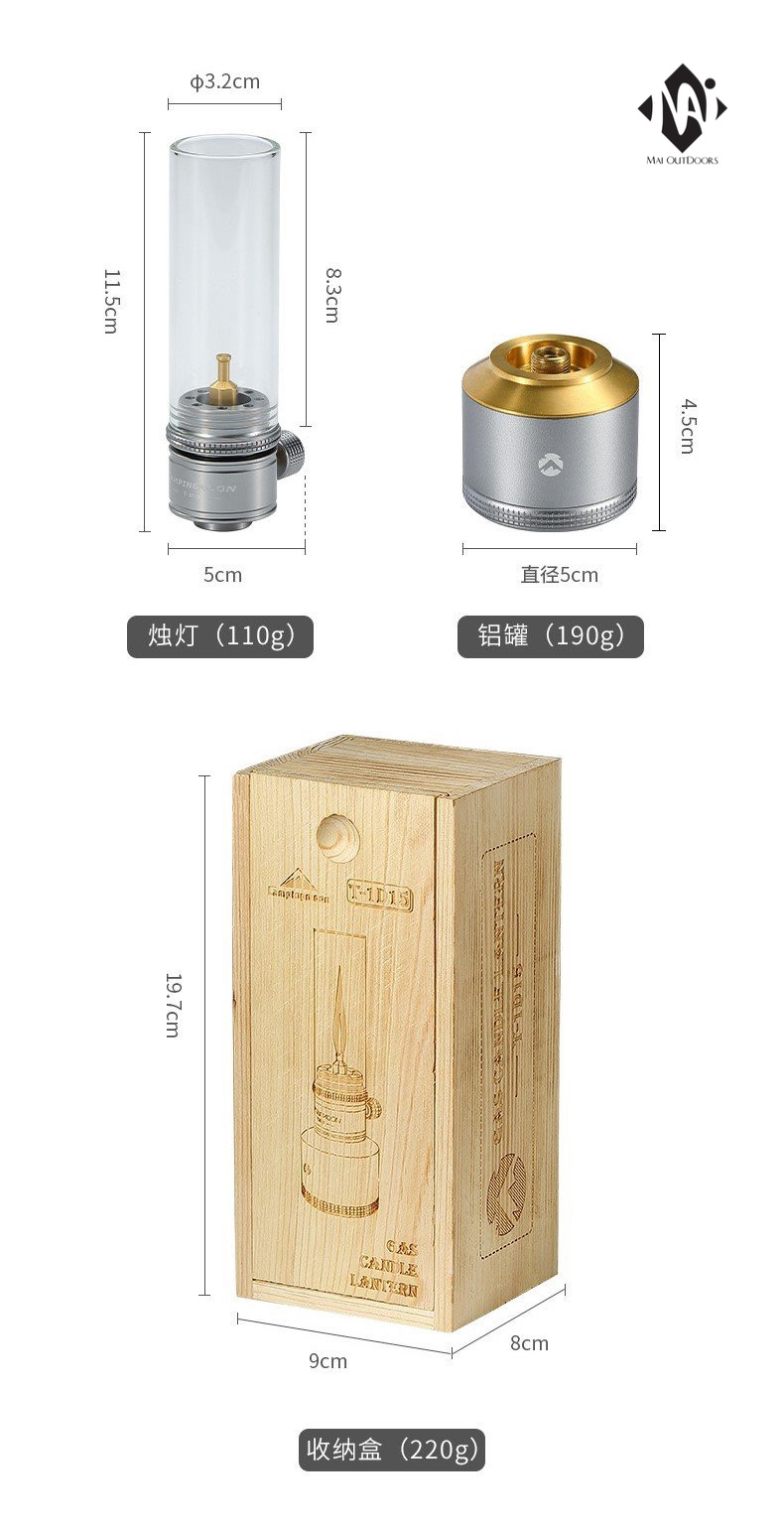 Bộ đèn nến Campingmoon T-1D15