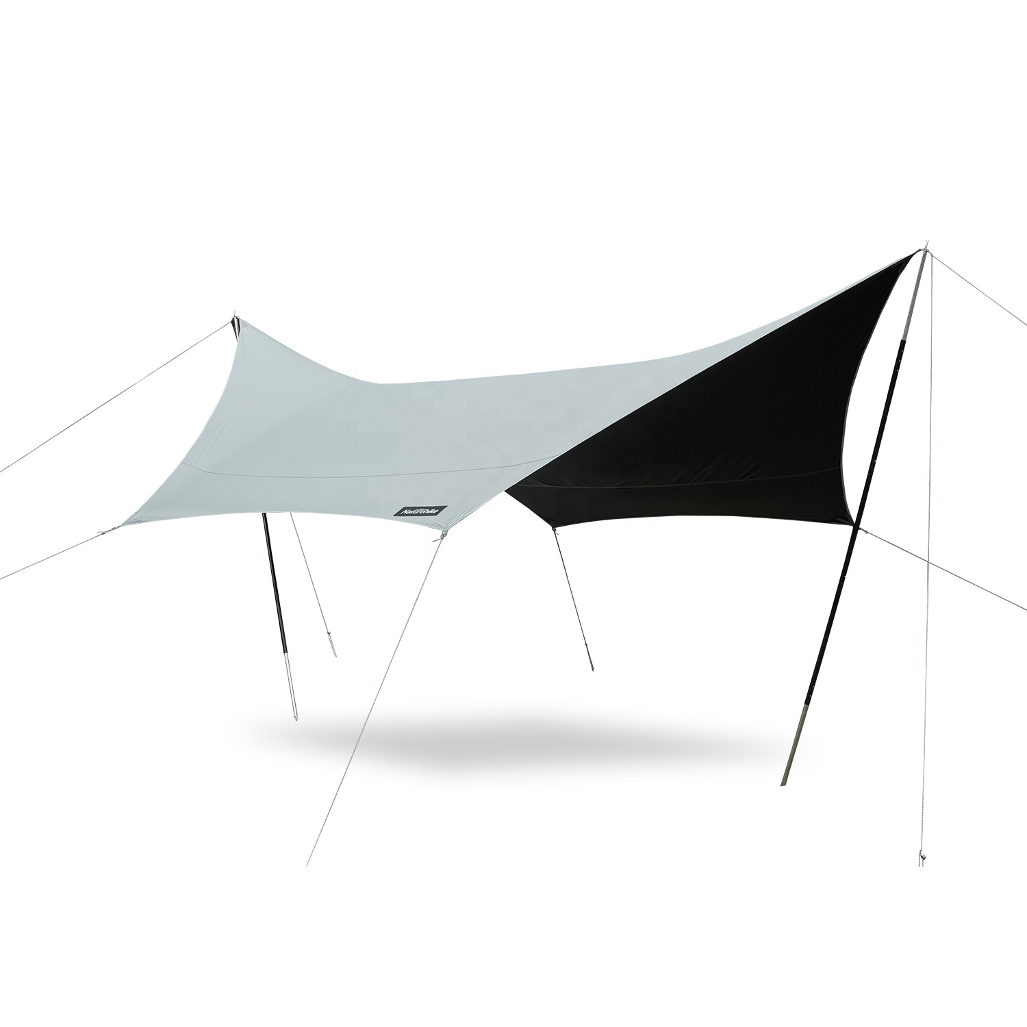 Tăng dã ngoại lục giác phủ lớp chống nắng Vinyl diện tích 20m2 NatureHike NH20TM087