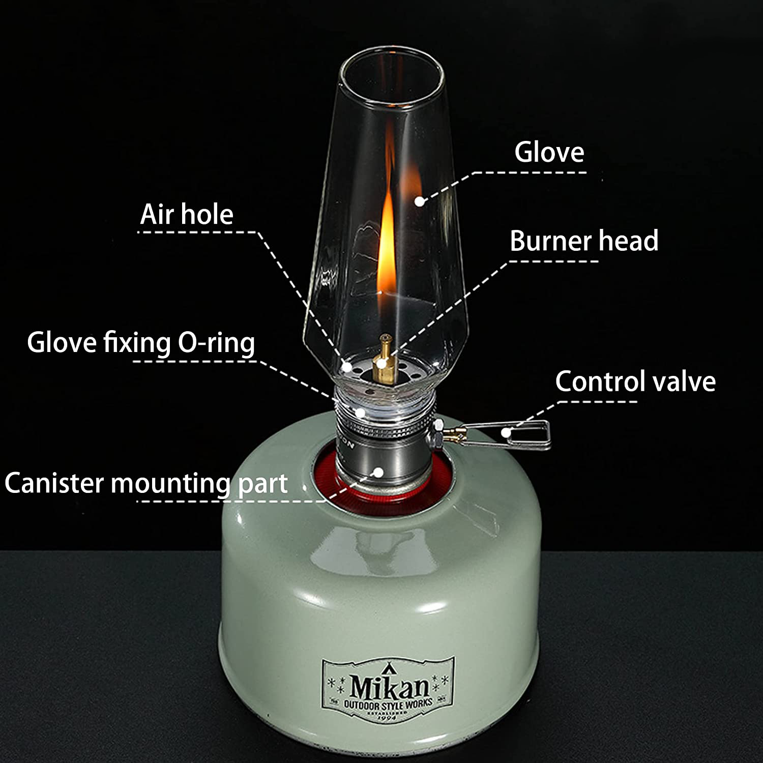 71BYwLnytlL._AC_SL1500_ Đèn gas, Đèn cắm trại, bình gas, Đèn gas Campingmoon