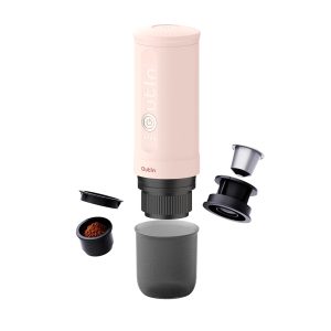 Máy pha cà phê điện cầm tay Outin Nano Portable Espresso Machine (màu Rose Quartz) với BCRF