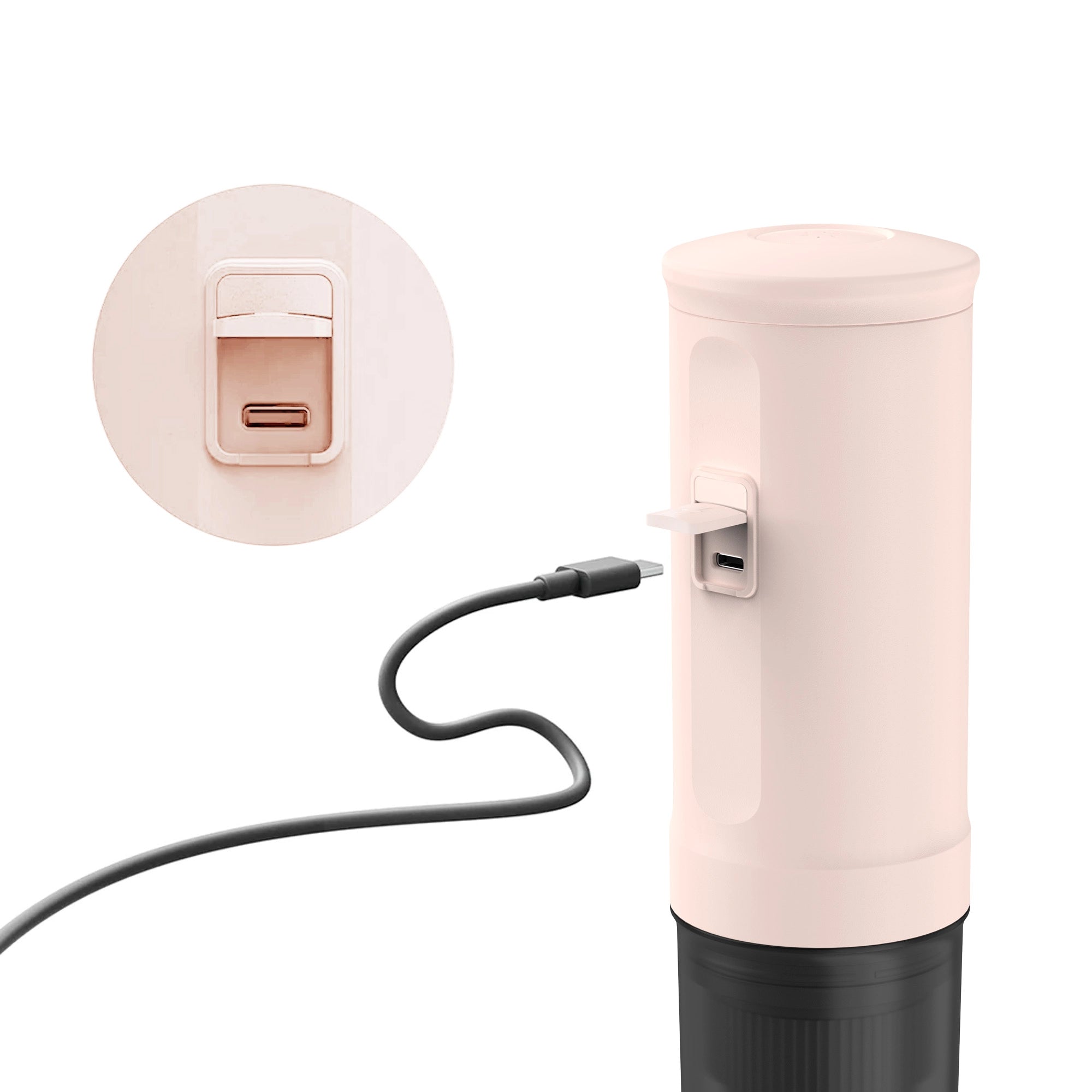 Máy pha cà phê điện cầm tay Outin Nano Portable Espresso Machine (màu Rose Quartz) với BCRF Máy pha cà phê điện cầm tay Outin Nano Portable Espresso Machine (màu Rose Quartz) với BCRF