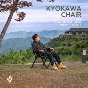 Ghế gấp cắm trại big size Kyokawa Campingmoon F-5001