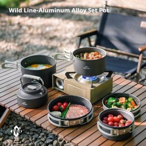 Bộ nồi nhôm dã ngoại 4-7 người Naturehike CNK2450CF010