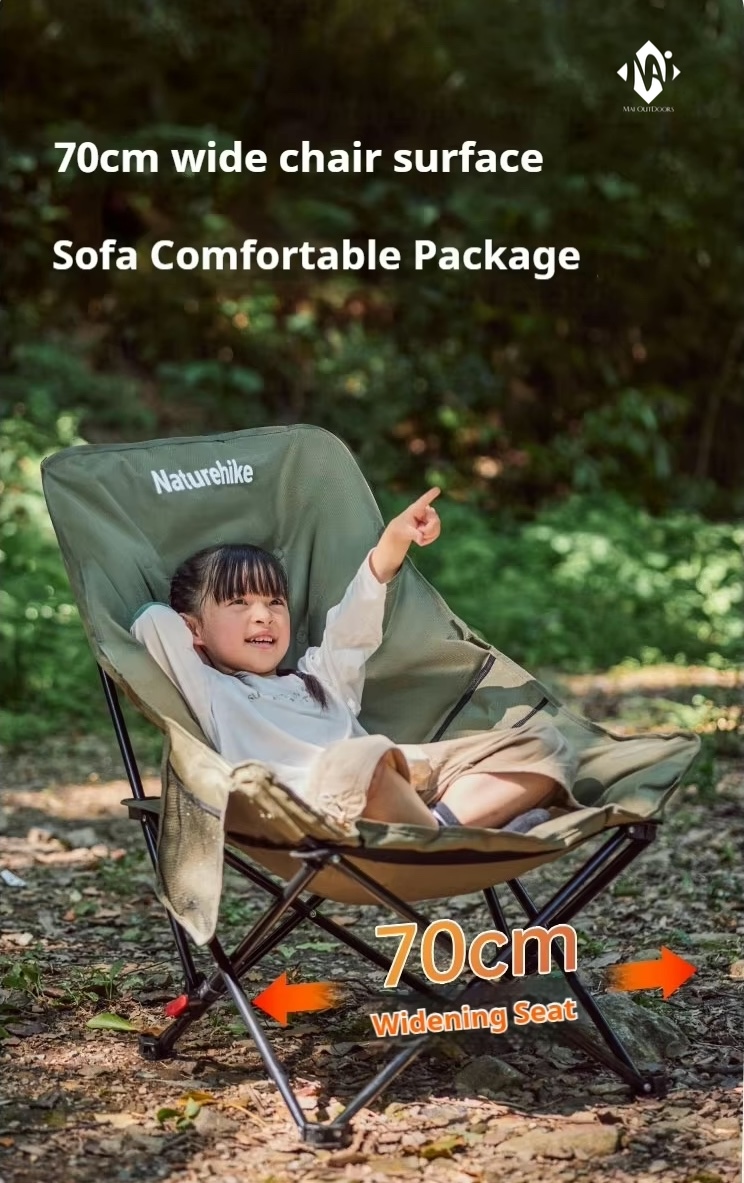 Ghế mặt trăng đệm bông tựa lưng cao Sea Star 001 NatureHike CNK2450JJ020