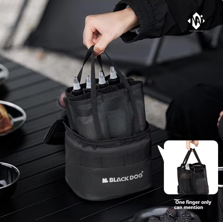 Bộ đựng gia vị dã ngoại Blackdog CBD2450XB019 Bộ đựng gia vị dã ngoại Blackdog CBD2450XB019
