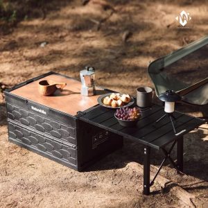 Bàn tích hợp thùng đựng đồ gấp gọn 50L Lispace NatureHike CNK2450XB018