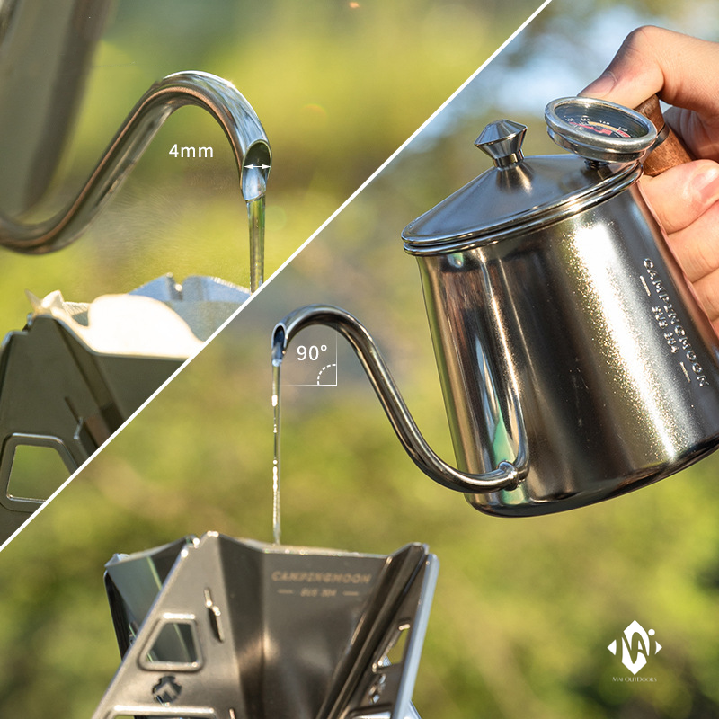 Ấm trà, cà phê cổ ngỗng Campingmoon SW-3