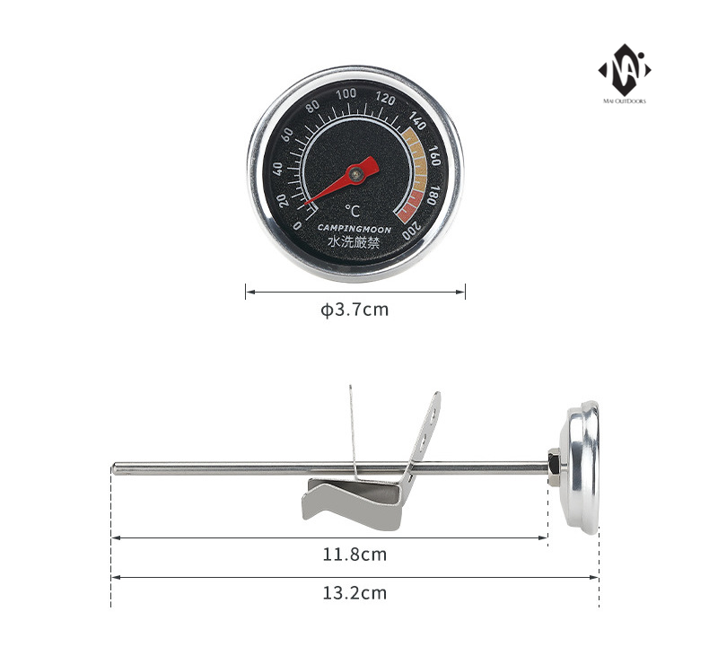 Nhiệt kế thực phẩm thép không gỉ Campingmoon WD-200
