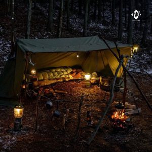 Lều cotton quân sự 1 người Ares NatureHike NH21YW157