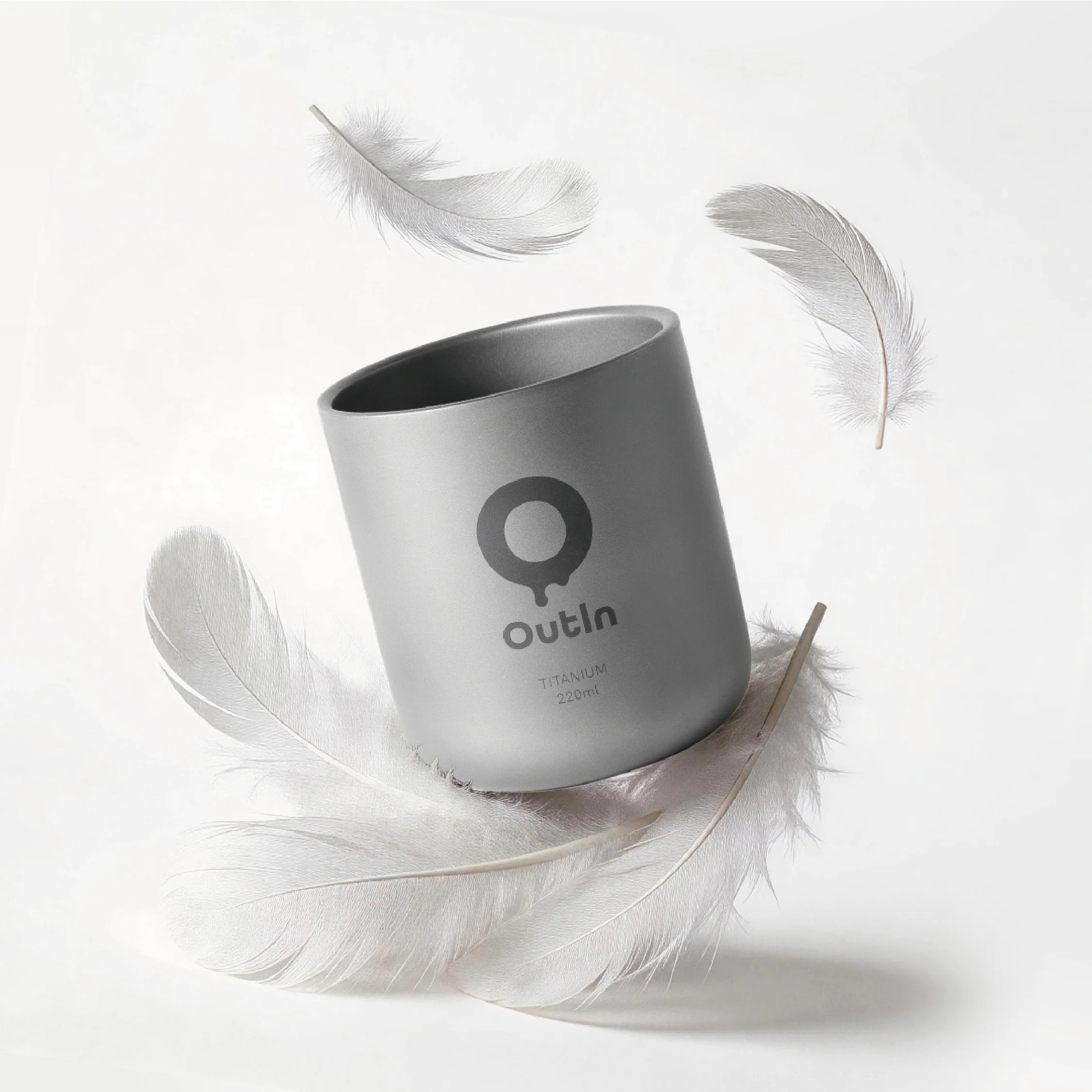 Cốc cà phê Titanium 2 lớp Outin Cốc cà phê Titanium 2 lớp Outin